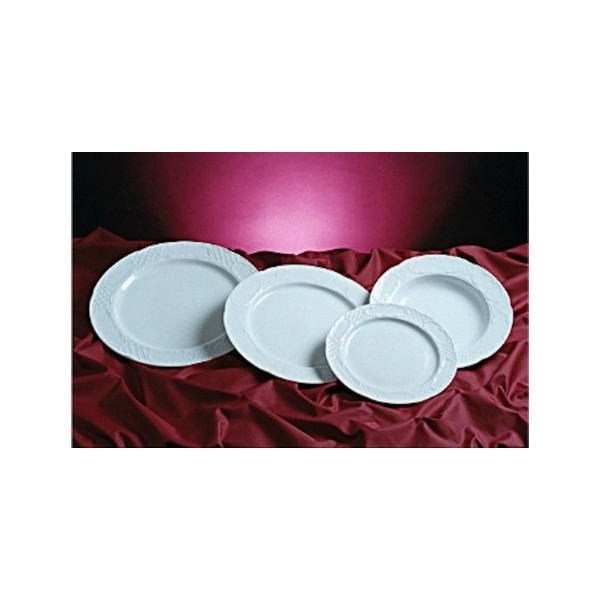 VAJILLA PORCELANA "FLORA" (Caja 12 und.)