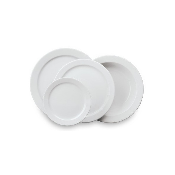 VAJILLA PORCELANA "MALLORCA/GLACIAL" (Caja 24 und.)