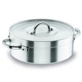 CACEROLA ALUMINIO BAJA CON TAPA