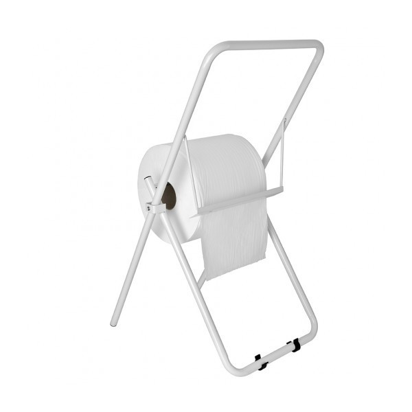 DISPENSADOR DE PAPEL DE PIE (BLANCO)