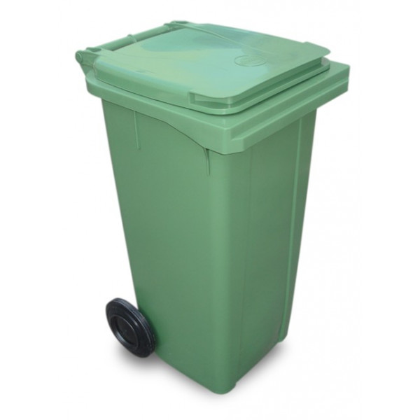 CONTENEDOR DE BASURA CON TAPA 120 LITROS