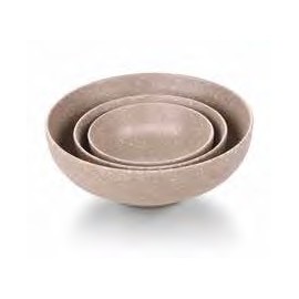 VAJILLA DE MELAMINA "TERRACOTA NEGRA/BLANCA"