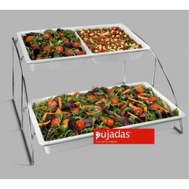 EXPOSITOR BUFFET PARA CUBETAS GN 1/1