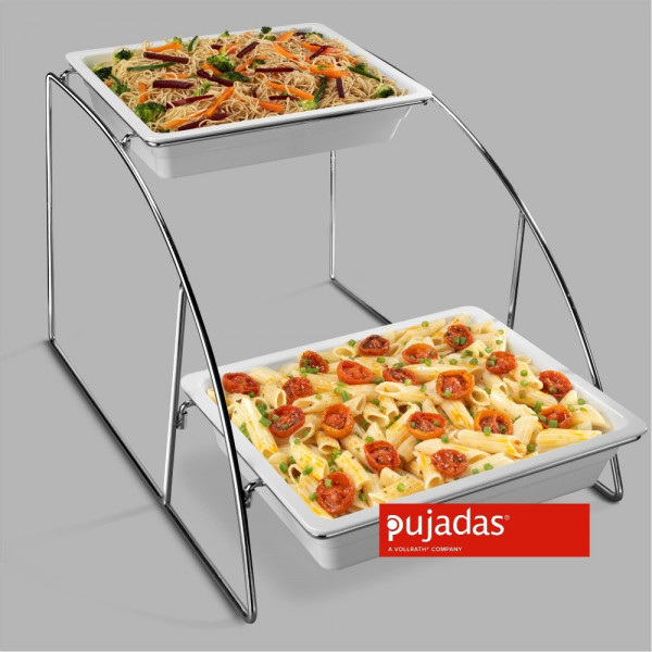 EXPOSITOR BUFFET PARA CUBETAS GN 1/2