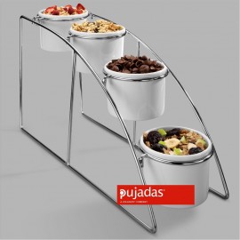 EXPOSITOR BUFFET PARA 4 VASIJAS 1 Litro