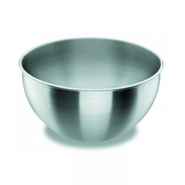 CALDERO SEMI-ESFÉRICO SIN ASAS INOX 18/10