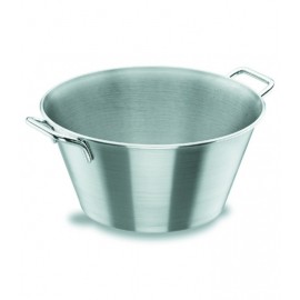 CALDERO CÓNICO CON ASAS INOX 10/10