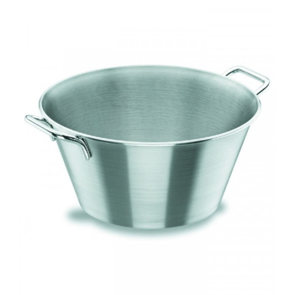 CALDERO CÓNICO CON ASAS INOX 10/10