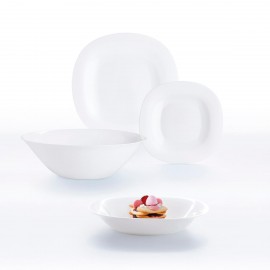 VAJILLA OPAL BLANCA "CARINE"