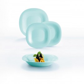 VAJILLA OPAL VERDE AGUA "CARINE"
