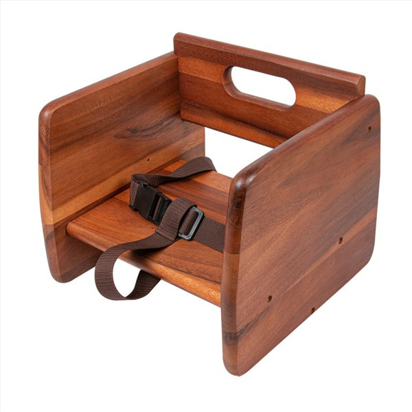 SILLA PARA NIÑOS MADERA NOGAL