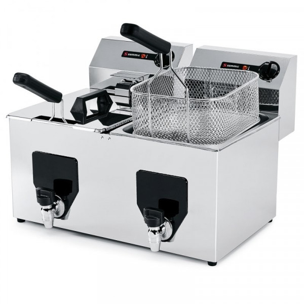 FREIDORA ELÉCTRICA SAMMIC PF-10+10 (8+8 LITROS)