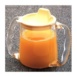 VASO CON 2 ASAS Y BASE ANCHA CARING BLANCO 300 ml