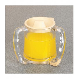 VASO CON 2 ASAS Y BASE ANCHA CARING BLANCO 300 ml