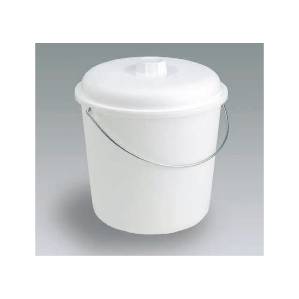 CUBO USO ALIMENTICIO C/TAPA 17 Lts, ASA INOX