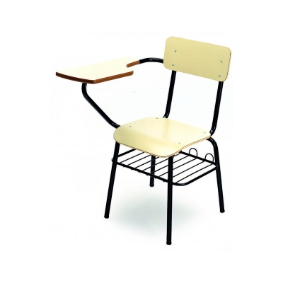 Silla escolar con tablero